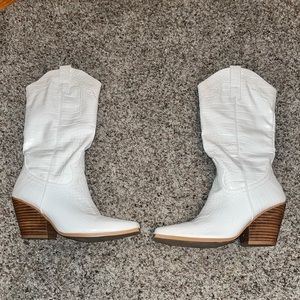 White boots